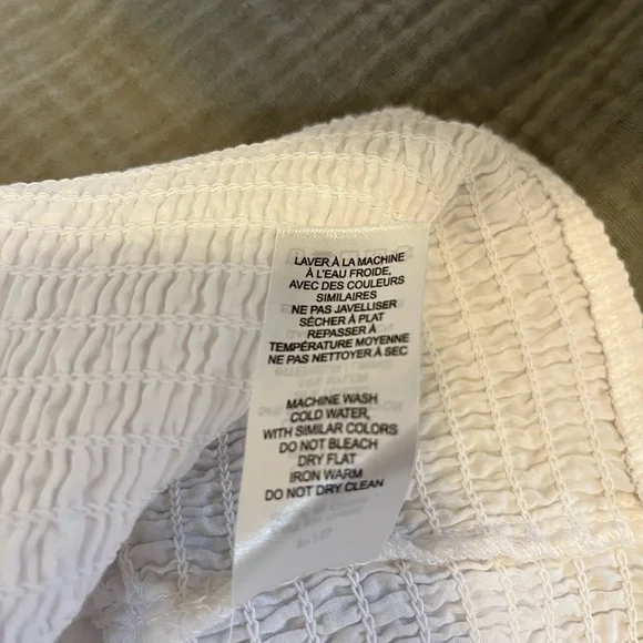 Dynamite White Ruffled Crop Top - Picture 6 of 6